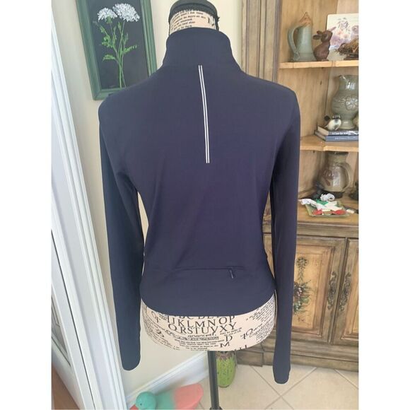 Yogalicious Pullover Navy 1/4 Zip Long Sleeve - Picture 3 of 9